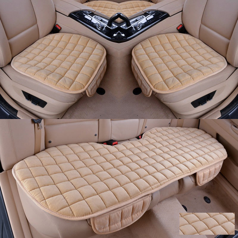 Plush Car Seat Cushion 