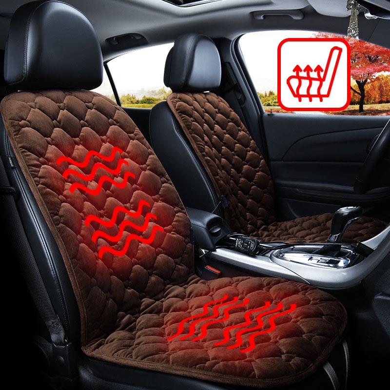 Oxgord Car Seat Warmer With Lumbar Support, 12-Volt Heating Pad