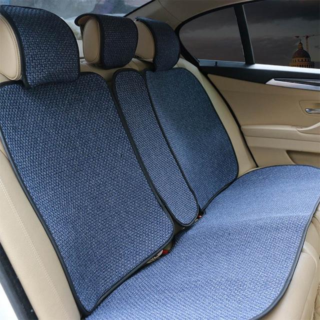  BABYBLU Car Seat Covers Front Seats, Linen Car Seat