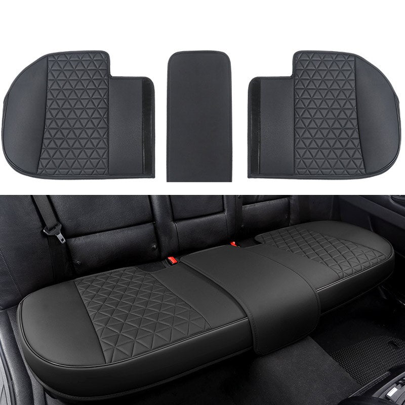 Black Panther 1 Pair Luxury PU Car Seat Covers Protectors for