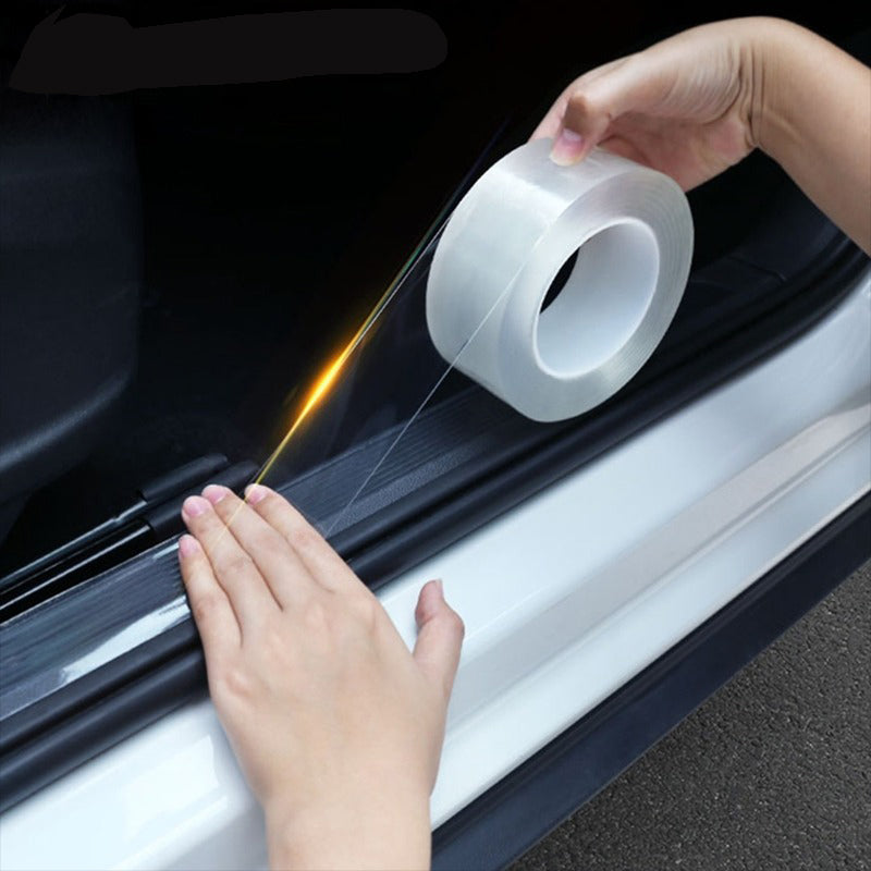 Car Door Edge Safety Protector Stickers Transparent Nano Tape Auto Tru –  SEAMETAL