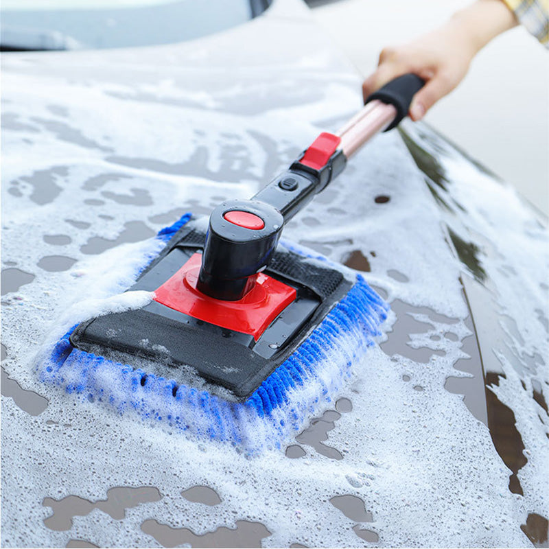 Car Cleaning Brush Sponges Durable Handle Mop Aluminum Auto Wash  Accessories