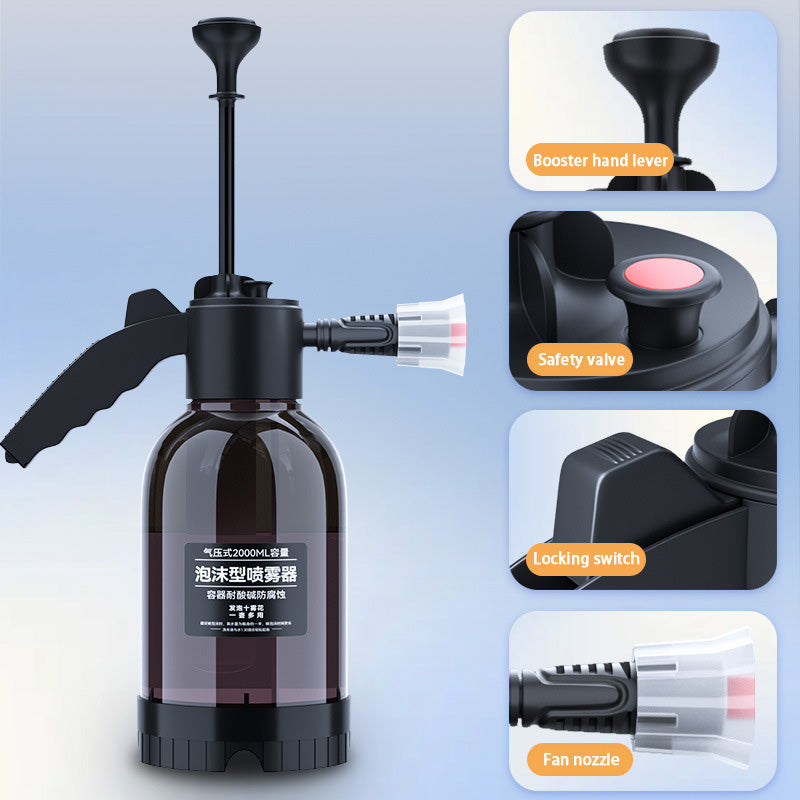 Portable Foam Sprayer Foaming Pump Bottle High Pressure for House Cleaning