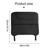 Car Anti-kick Pad Pu Leather Auto Seat Back Protector Pads Anti Scratch Back Seat Organizer