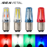 12V LED Car Light Bulb Brake Lamp Turn Signal Light RGB Strobe Light Flashing Lamp