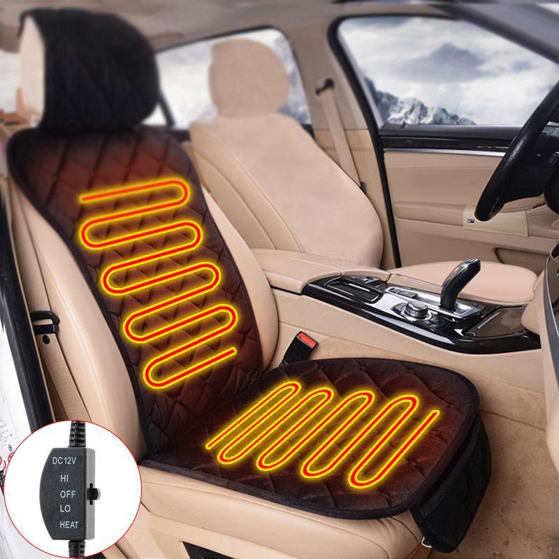 1PCS Car Heated Seat Cushion Hot Cover 12v Heater Warmer Pad Auto  Accessories
