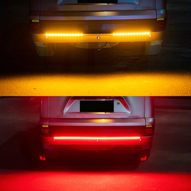 12V Car Brake Turn Signal Trunk SUV RV Flexible LED Strip Light Tail R –  SEAMETAL