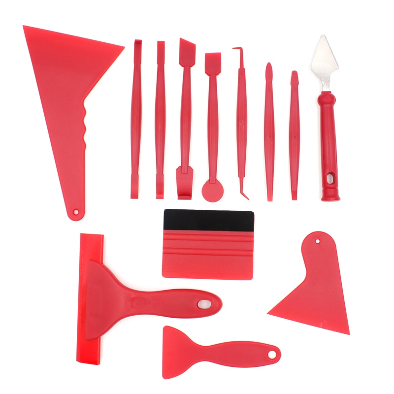 13Pcs Window Tint Tools Vinyl Wrap Tool Kit with Vinyl Squeegee