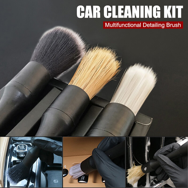 Microfiber Motorcycle Cleaning Clean Brush Kit Set