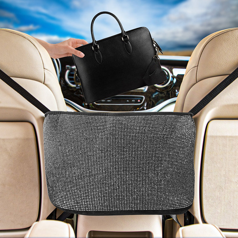 Universal Car Net Pocket Holder Organizer Between Car Seat Storage Mesh Bag