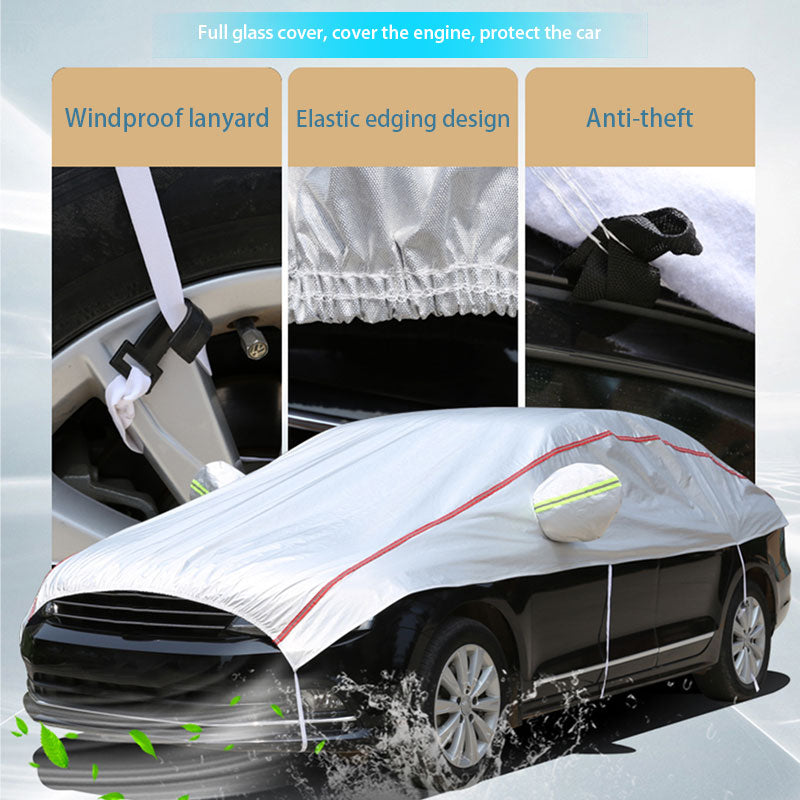 Universal Black Waterproof Full Car Covers Snow Ice Dust Sun UV Shade Cover  Indoor Outdoor Auto Car Cover for All Season - China Auto Parts, Motorcycle  Cover