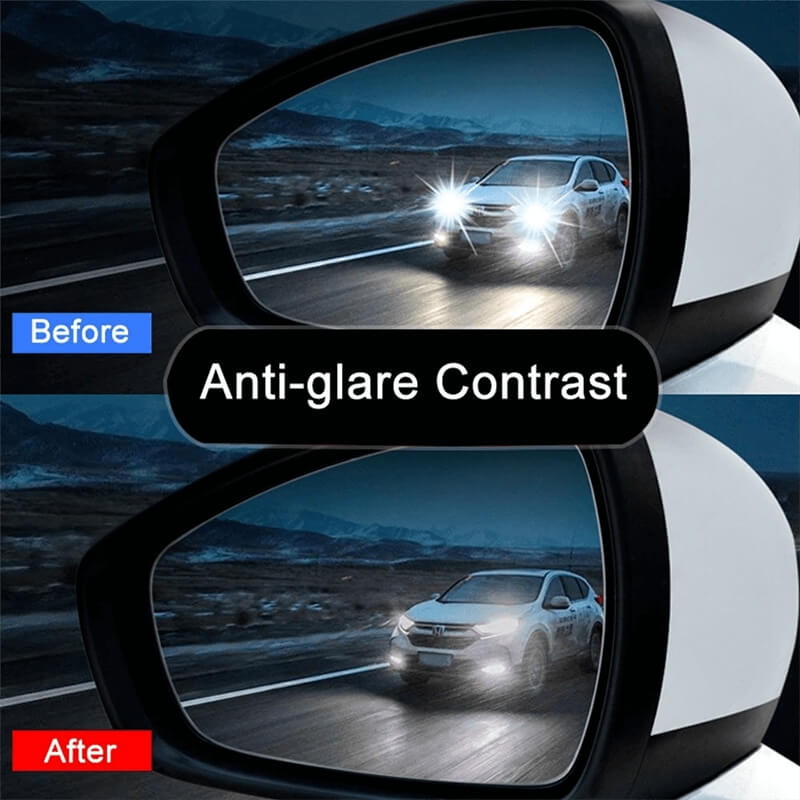 Buy AllExtreme Exaff02 Anti-Fog Rearview Mirror Film For Cars Rainproof,  Scratchproof, Anti-glare Side Window Protective Shield (Blue), (Pack of 2)  Online At Price ₹998