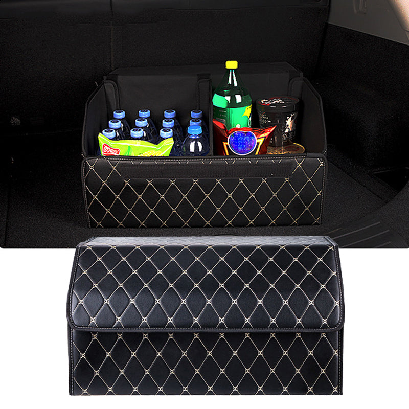 Universal Car LOGO Leather Trunk Organizer Box, ✨Are you still worrying  about the mess in the car? ✨🚗Do you want to have more storage space?🚗  🏃‍♂✨Look here👉👉 By Sweetysandp