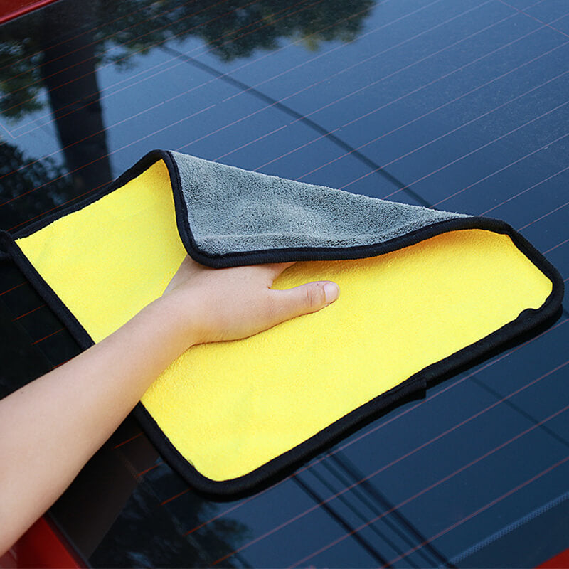Car Wash Microfiber Towel Auto Cleaning Drying Cloth Hemming Super Absorbent