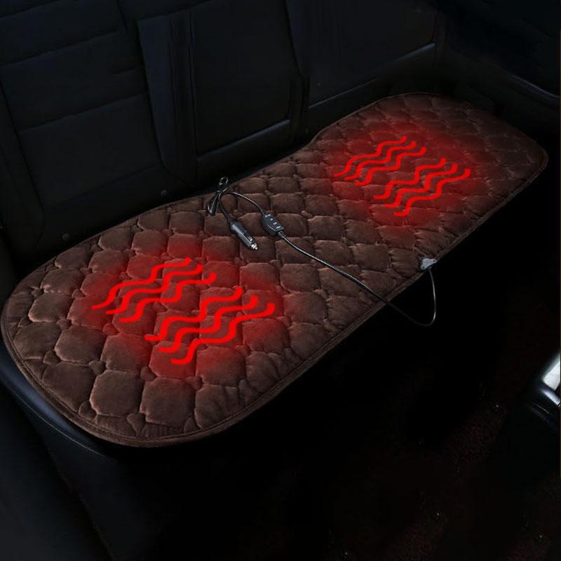 12V Electric Heated Seat Cushion Solid Color Soft Comfortable