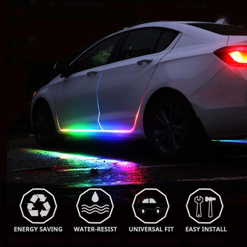 Multicolor Atmosphere LED Lights Lamp W/ Remote Control Car Interior  Accessories