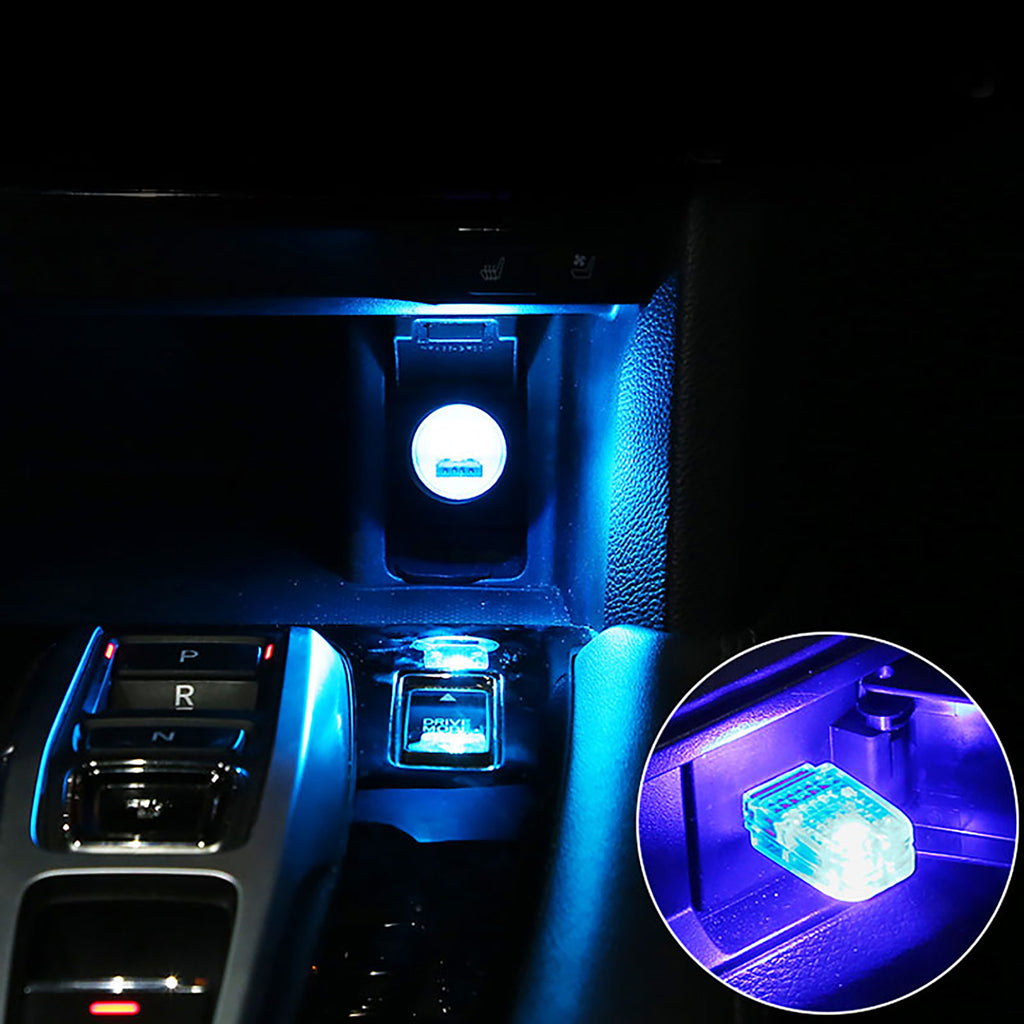 1PC USB LED Mini Car Light Neon Atmosphere Ambient Bright Lamp Light A –  Fully Loaded Cars