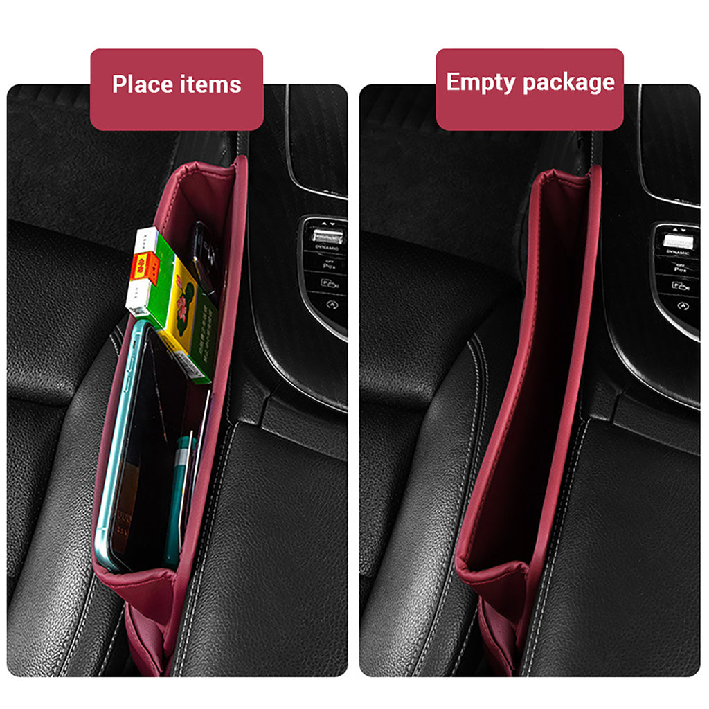 1PC Car Storage Box, Car Seat Gap Organizer Car Seat Clip Slot