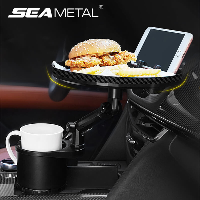 Expandable Cup Holder Expander for Car with Adjustable Base
