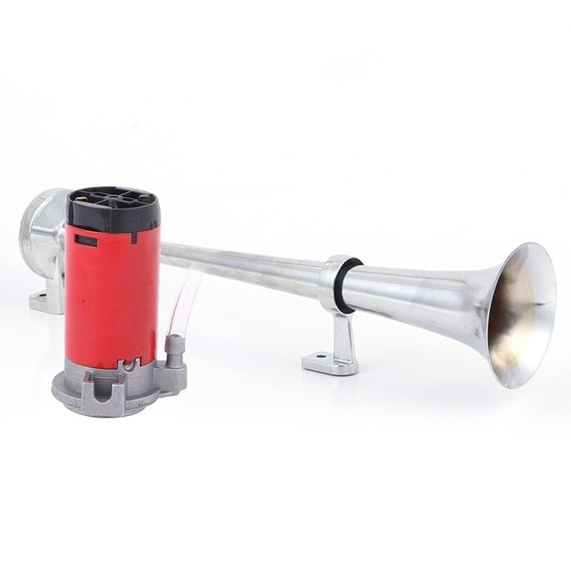 Train Horn for Truck 150db 12V, Super Loud black Single Trumpet Truck Air  Horn with Compressor